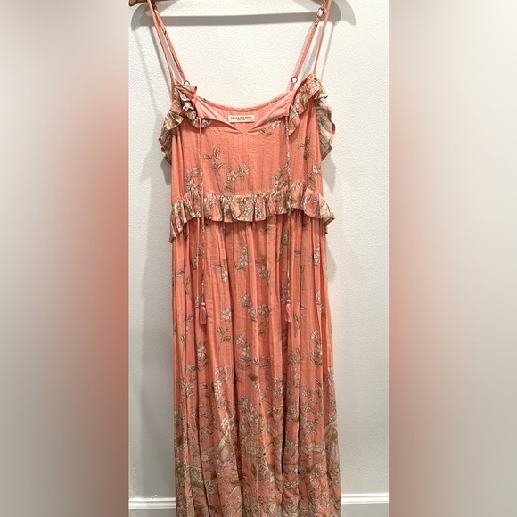 Spell & The Gypsy Hendrix Strappy Maxi Dress, Dusty Pink, M - Picture 6 of 10